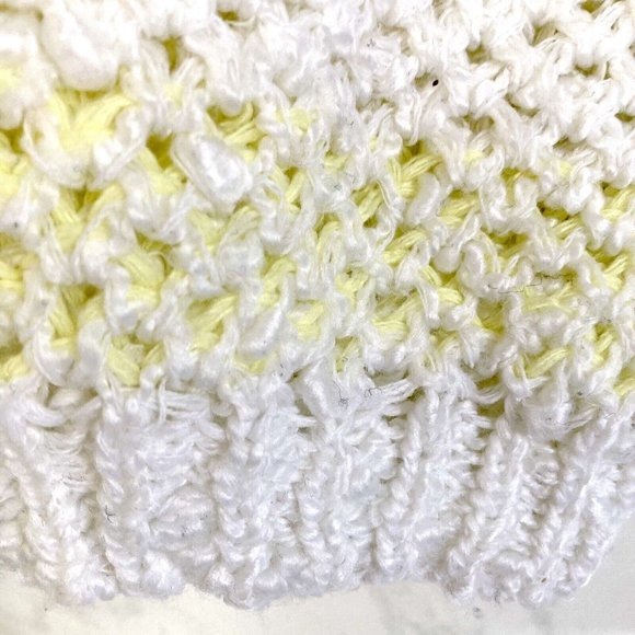 VINTAGE Womens Crochet Knitted Short Sleeve blouse Vest Top T-shirt - Picture 5 of 9